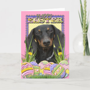 Easter Egg Cookies — Dachshund Holiday Card