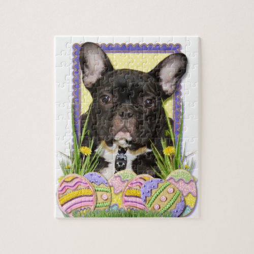 Easter Egg Cookies _ French Bulldog Jigsaw Puzzle