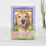 Easter Egg Cookies - Golden Retriever - Corona Holiday Card at Zazzle