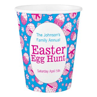 Easter egg custom paper cups
