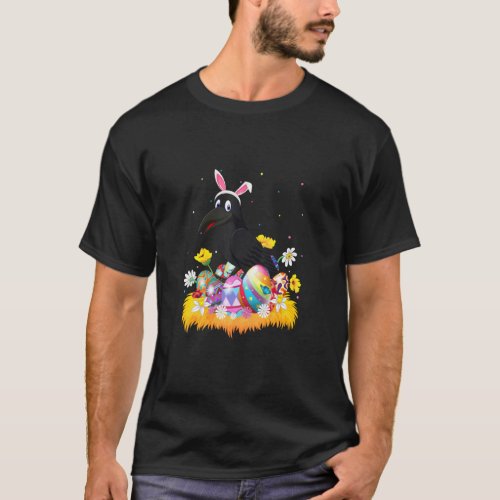 Easter Egg Cute Crow Easter Sunday  T_Shirt