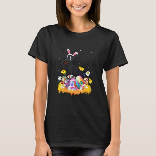 Easter Egg Cute Crow Easter  T_Shirt
