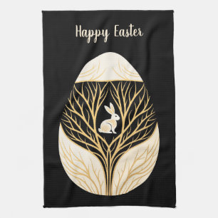 Easter egg decorative kitchen towel