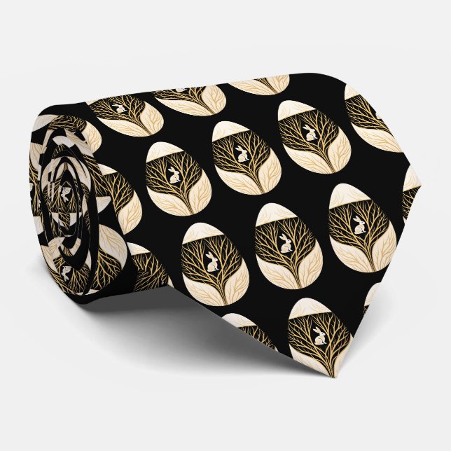 Easter egg decorative neck tie (Rolled)