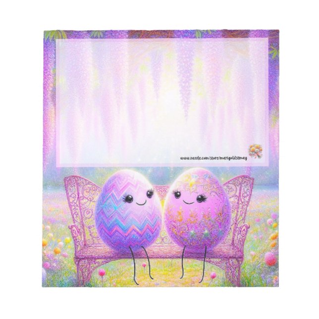 Easter Egg Dreams Notepad (Front)