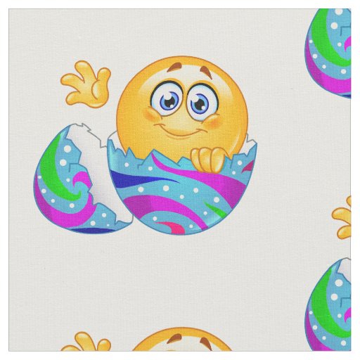 Easter egg Emoji fabric