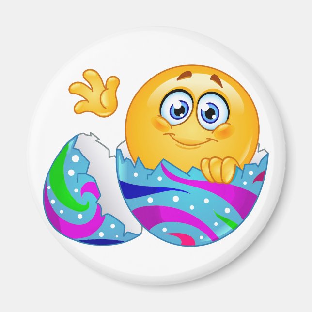 Easter egg Emoji Magnet (Front)