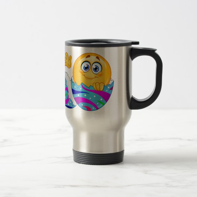 Easter egg Emoji Travel Mug (Right)