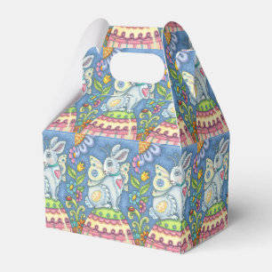EASTER EGG FAIRY, RABBIT GABLE FAVOR BOX
