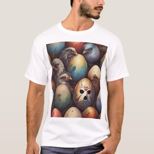 Easter Egg _ Funny Horror Fashion T_Shirt