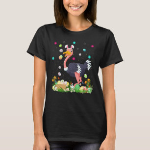 Easter Egg Funny Ostrich Bird Easter Sunday T-Shirt