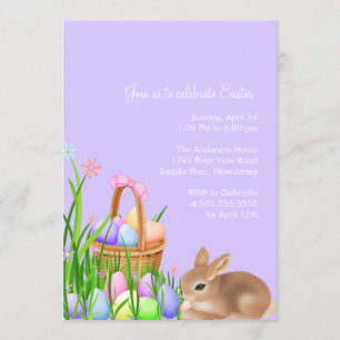 Easter Egg Garden Easter Dinner Party Invitation