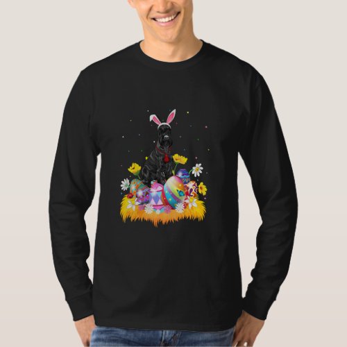 Easter Egg Giant Schnauzer Dog Easter Sunday  T_Shirt