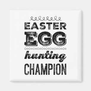 Easter Egg Hero Easter Egg Hunting Champion Easter Magnet
