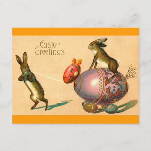 Easter Egg Horse Holiday Postcard