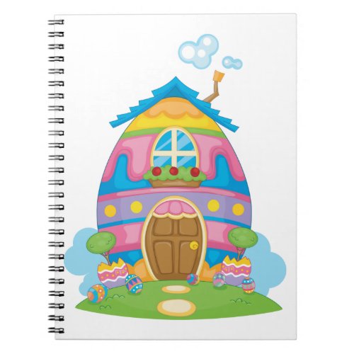 Easter Egg House Notebook