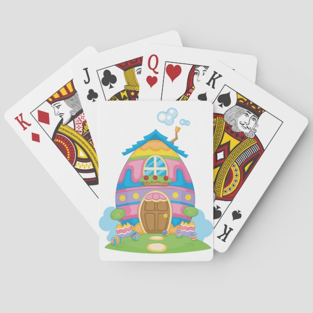 Easter Egg House Poker Cards (Back)