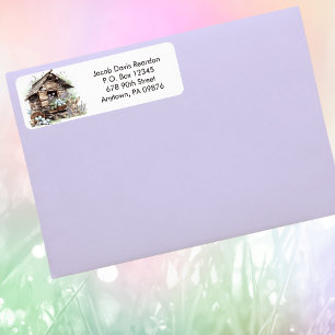 Easter Egg House Return Address Label