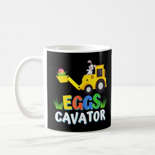 Easter Egg Hun For Kids Excavator Toddler Boys  Coffee Mug