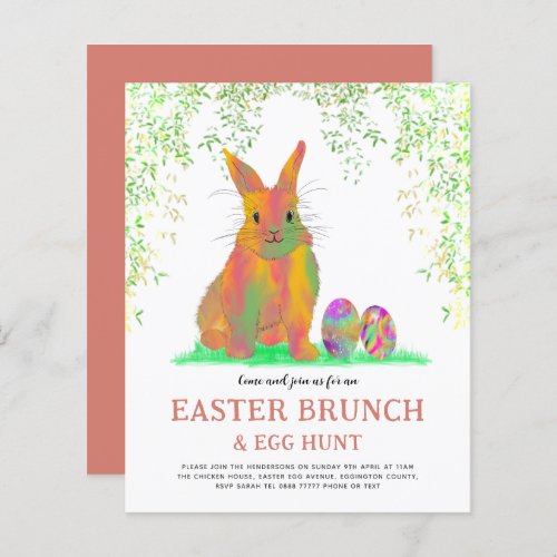 Easter Egg Hunt and Brunch Cute Bunny