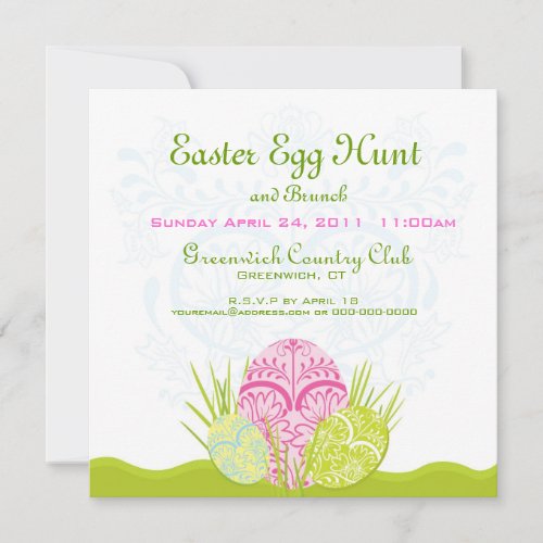 Easter Egg Hunt and Brunch Invite
