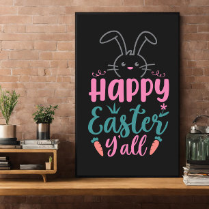 Easter Egg Hunt. Baby Rabbit Poster