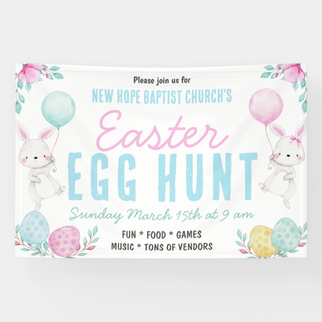Easter Egg Hunt Banner (Horizontal)