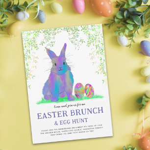 Easter Egg Hunt Brunch Cute Bunny Budget