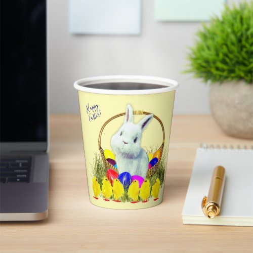Easter Egg Hunt Bunny Chicks  Paper Cups