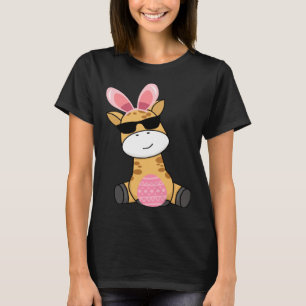 Easter Egg Hunt Bunny Ear Giraffe Easter Day 2023 T-Shirt