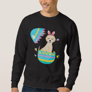 Easter Egg Hunt Bunny Ear Great Pyrenee Easter Day Sweatshirt