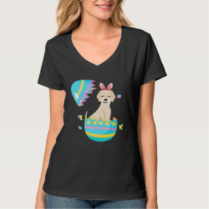 Easter Egg Hunt Bunny Ear Great Pyrenee Easter Day T-Shirt