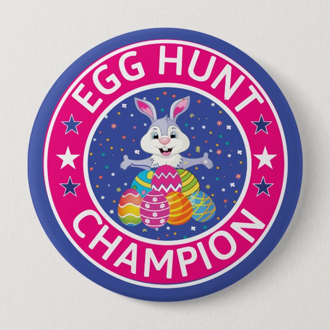Easter Egg Hunt Champion   Button (Front)