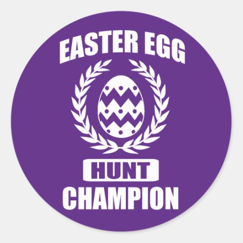 Easter Egg Hunt Champion Easter Classic Round Sticker