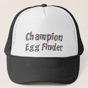 Easter Egg Hunt Champion Egg Finder Funny Colorful Trucker Hat
