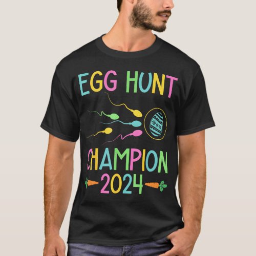 Easter Egg Hunt Champion Funny Dad Pregnancy  T_Shirt