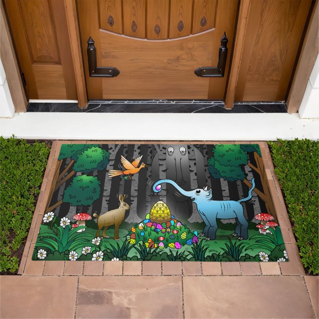 Easter Egg Hunt Doormat (Outdoor)