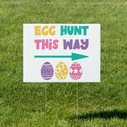 Easter Egg Hunt Easter Accessories Egg Hunt Sign