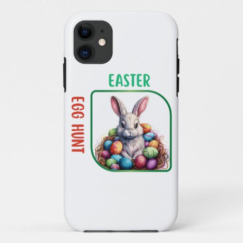 Easter Egg Hunt _ Floral iPhone 11 Case