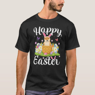 Easter Egg Hunt Floral Great Dane Dog Easter Sunda T-Shirt
