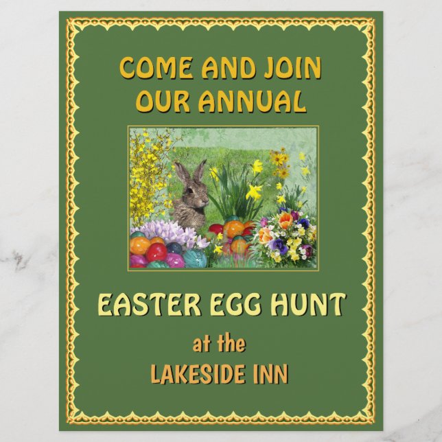 Easter Egg Hunt Flyer (Front)