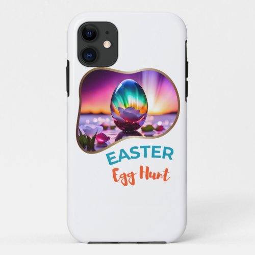 Easter Egg Hunt _ Girls iPhone 11 Case