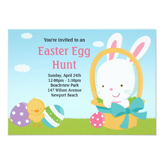 easter egg hunt invitation zazzle com easter egg hunt invitations