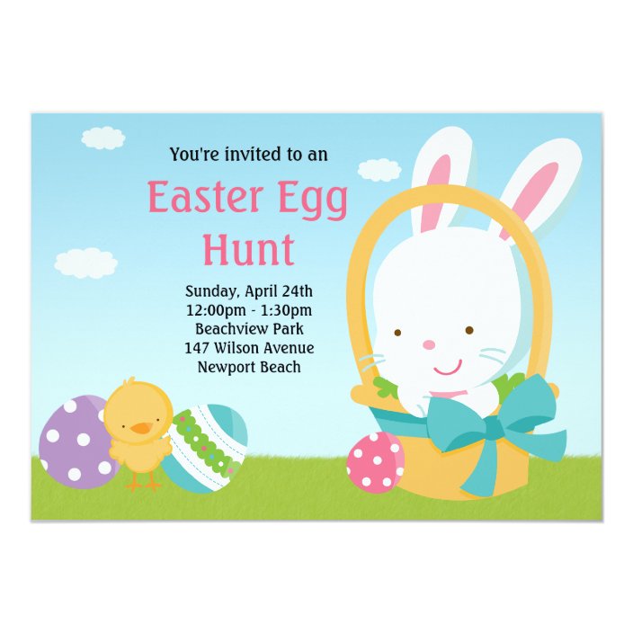 Easter Egg Hunt Invitation 1941