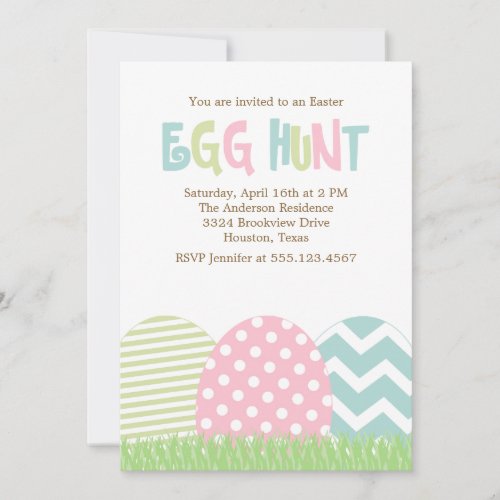 Easter Egg Hunt Invitation