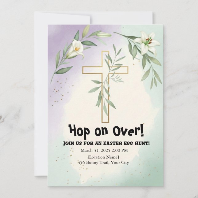 Easter Egg Hunt Invitation (Front)