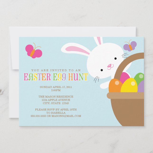 Easter Egg Hunt Invitation (Front)