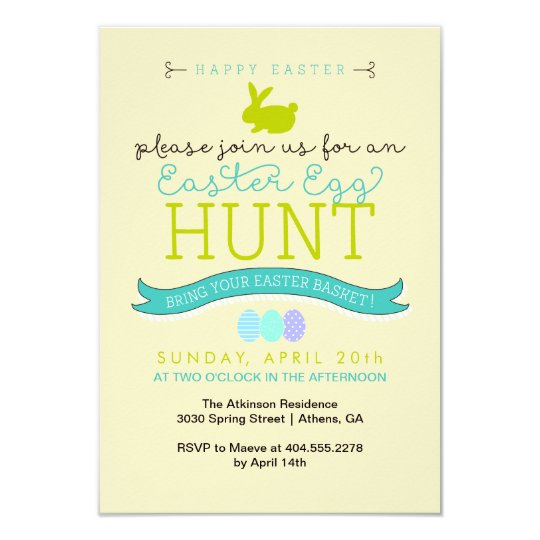 Easter Egg Hunt Invitation
