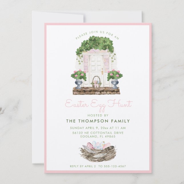 Easter Egg Hunt Invitation (Front)