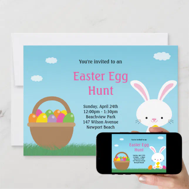 Easter Egg Hunt Invitation